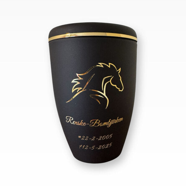 Heiso Pferdeurne mit Pferdesilhouette