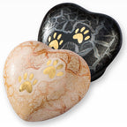 Heiso Keramikherz Urne für Tiere