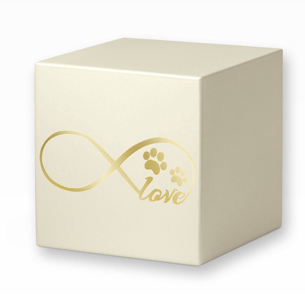 Heiso Tierurne Würfelurne Love - Unendlich