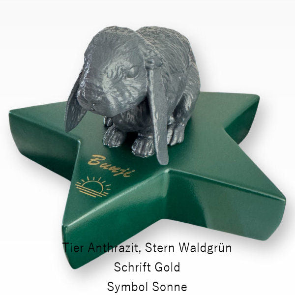 Monello Urne für Nager Hasen und Kaninchen Sternurne