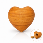 Erinnerungsstück Heart Kirschholz für einen kleinen Teil Asche