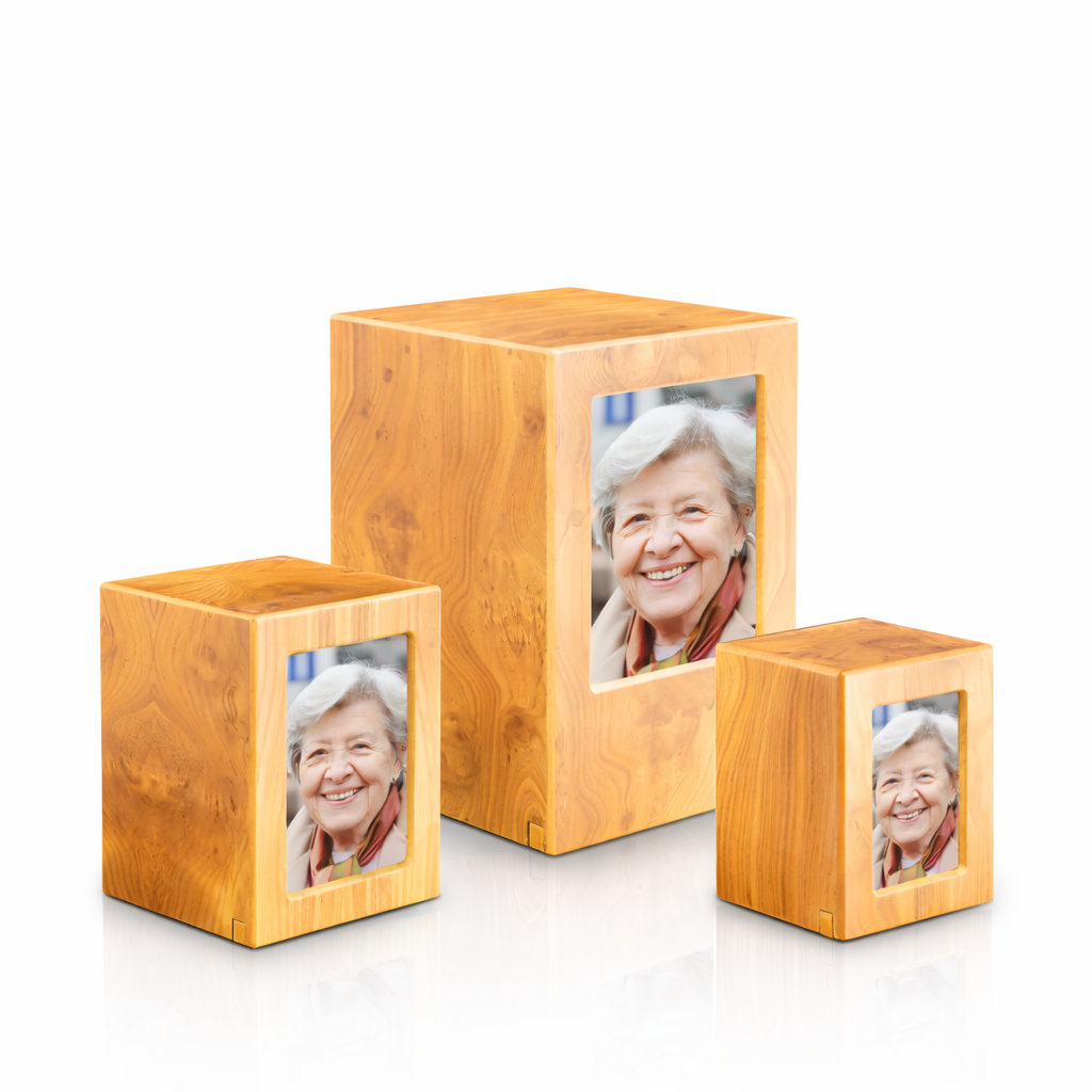 Holzurne Bilderrahmen Urne