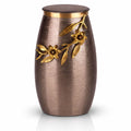 Edelmetall-Urne mit floraler Applikation Eternal Bloom