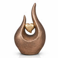 Keramikurne mit Herzsymbol
