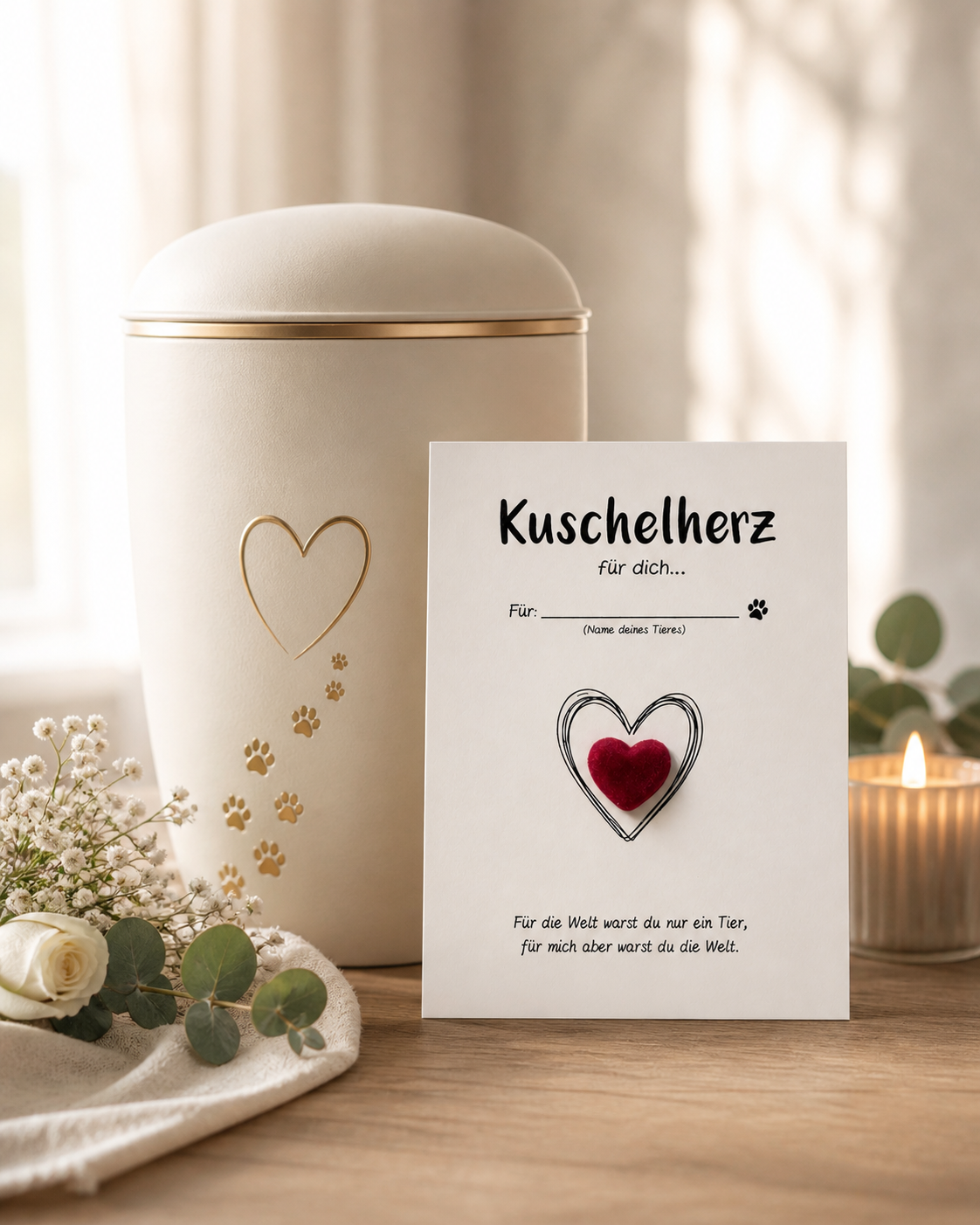 Für-immer-Herz – kleines Kuschelherz