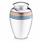 Loveurns Humanurne Regenbogen Silber