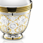 Loveurns Humanurne in Silber-Gold mit kunstvoller Ornamentgravur