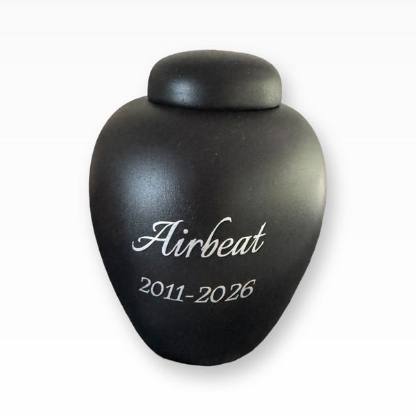 Tierurne Vase aus Keramik