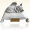 Monello Katzenurne Katze auf Kissen Creme Mit Gravur