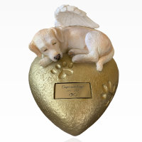 Monello Hundeurne Portraiturne Hund auf Herz
